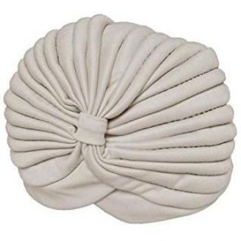 TOOGOO(R)Mujeres Envuelva Sombrero Elastico Turbante Banda de Cabeza Yoga Gorra(Caqui)