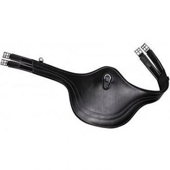 Qhp Belly Guard Girth in size: 125 cm. - black - 125 cm