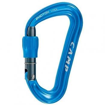 Mosquetón de escalada Camp Photon Lock (Azul) - Resistente y seguro