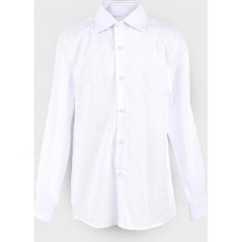 Camisa de bebé niño blanco de algodón (La Ormiga 1022180301)