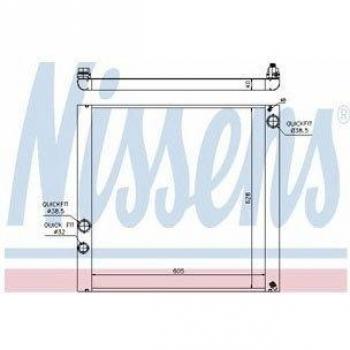 Nissens 64327 Refrigerantes del Motor