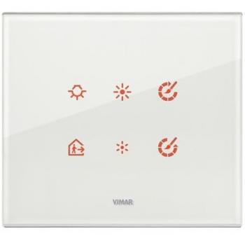 Placa Eikon Diamante Blanca 3M Vimar 21663.70