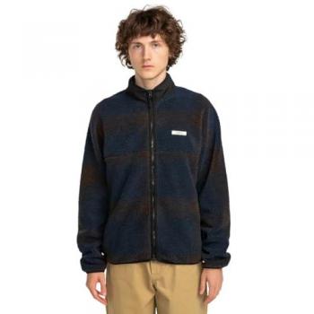 Forro polar Element Classic Sherpa Full Zip - Chaqueta de hombre - Color azul marino y marrón - Talla M