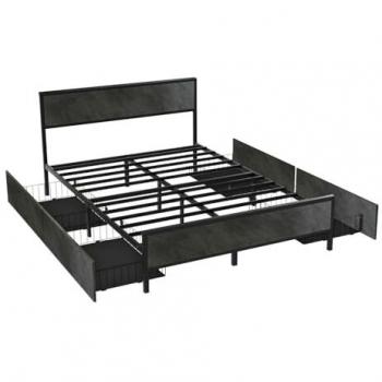 Estructura de cama doble Hekla