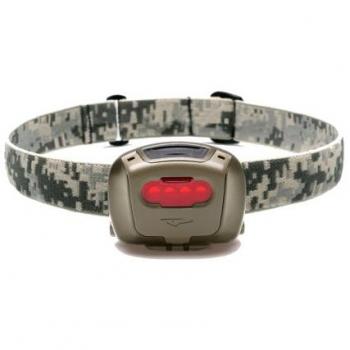 Princeton Tec Quad Tactica Camuflaje - Linterna Frontal de Acampada y Senderismo