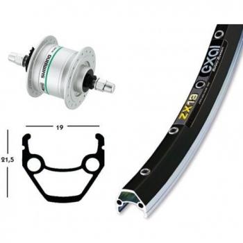 Bike-Parts V-RAD 75Nabend DHC3003 Bicicleta de Paseo, Plata, Size