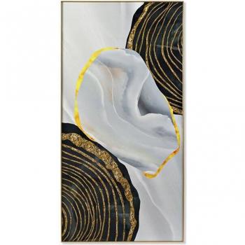 Cuadro Abstracto de Aluminio y MDF 80 x 3 x 160 cm