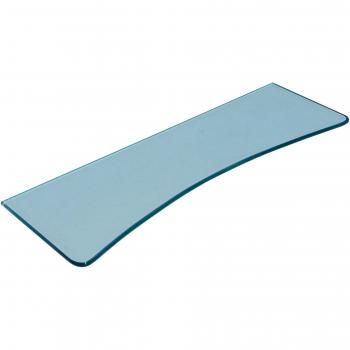Home System 78182580T Estante de Cristal Templado, Curvo, 250 x 180 x 800 mm