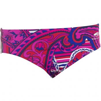 Blueseventy Lotus Briefs - Bañador para hombre, color rosa / azul, talla 34