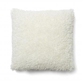 Kave Home Funda cojín Janine 45x45 cm, Blanco