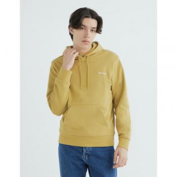 Sudadera con Capucha Carhartt Script Embroidery para hombre en color verde