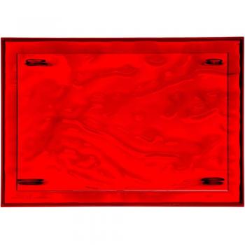 Kartell Dune - Bandeja , Rojo, Grande, 55 x 38 x 3 cm