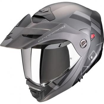 Casco Modular Scorpion ADX-2 Galane Negro Plata Adulto