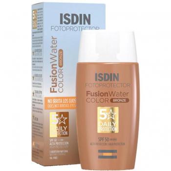 Isdin Fusion Water SPF 50 Protector Solar con Color Oscuro 50 ml