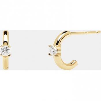 Pendientes PDPAOLA 'White Solitary' AR01-334-U