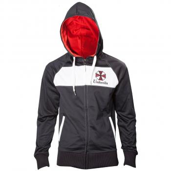 Meroncourt Capcom Resident Evil Umbrella Corporation-Capucha Hombre Negro Negro Medium