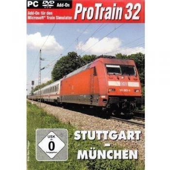 Train Simulator - ProTrain 32: Stuttgart - München [Importación alemana]
