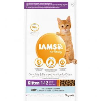 IAMS for Vitality Kitten with Ocean Fish - 3 kg