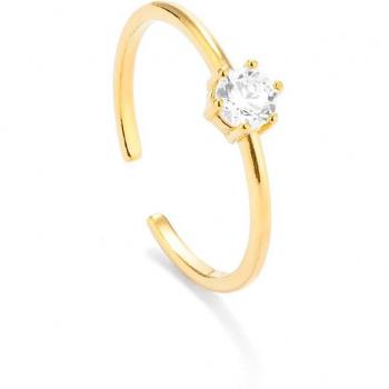 Anillo Basics de Plata Dorado
