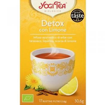 Yogi Tea Infusión de Hierbas Détox con Limón - 17 bolsitas
