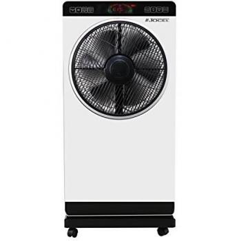 Jocel JVAB030528 Ventilador nebulizador, 80 W, Plástico, 3 Velocidades, Blanco