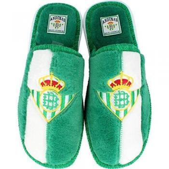 Andinas - Zapatillas de estar por casa Oficial Real Betis - Verde-blanco, 43