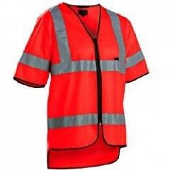 Chaleco de Trabajo Alta Visibilidad 3023 - Rojo Fluorescente XXL/3XL