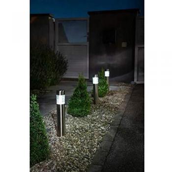 Aplique de Pared Galix - Batería Recargable - Autonomía 8 Horas - Luz LED, Terminal solar em aço inoxidável GALIX - 0,13W - 10 Lumens - 8 horas