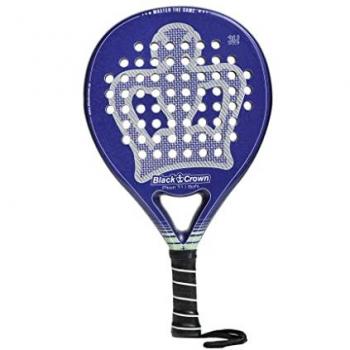 Black Crown - Pala de Pádel Piton 11 Soft - Forma Redonda - Equilibrio Entre Control y Potencia - Peso 355 gr - Marco 38 mm con Doble Tubular de Fibra Carbono 80% -