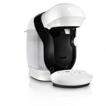 Cafetera de cápsulas Bosch Tassimo Style TAS117E, 70+ bebidas, 1400 W, tanque de agua 0.7 L, diseño compacto crema/negro