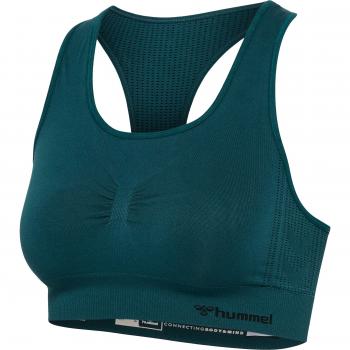 Top Deportivo Sin Costuras Hummel Shaping Verde XS Mujer