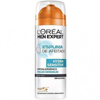 L'Oréal Paris Men Expert Hydra Sensitive Espuma de Afeitar para Pieles Sensibles - 200 ml
