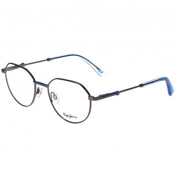 Pepe Jeans PJ1434 900 Men's Eyeglasses Grey Size 53 - Blue Light Block Available (Frame Only)