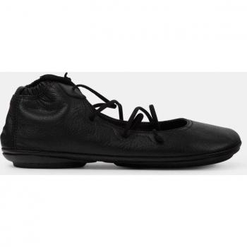CAMPER Right Nina Ballerinas in Black Smooth Leather - Women's Shoes Size 36