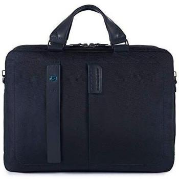 Piquadro P16 Men's Handbag Laptop Briefcase Blue Noos 41 cm