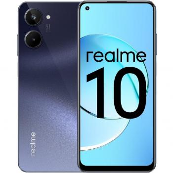 Realme 10 8GB RAM + 256GB Storage Dual SIM 4G Rush Black Android Smartphone