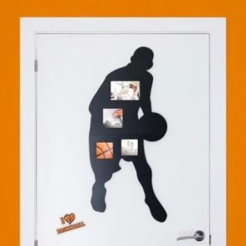 Out of the blue 94/2489 - Marco de fotos con forma de jugador de baloncesto