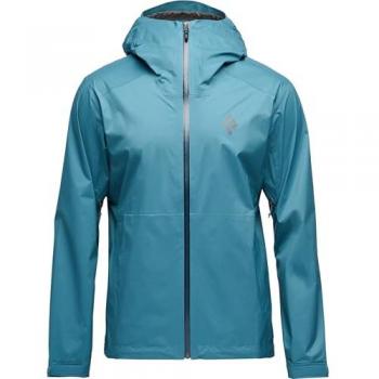 Black Diamond Fineline Stretch Hooded Jacket - Light Blue - Men's Large