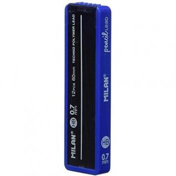 Tubo con 12 minas de recambio 0.7 mm