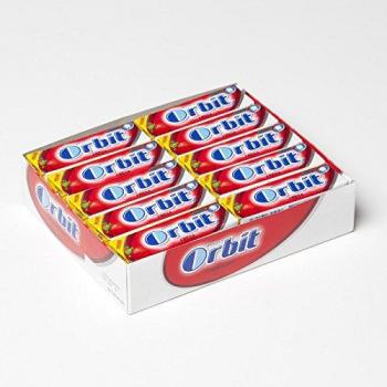 Orbit Chicles Sin Azúcar Sabor Fresa, Afrutado, Intenso y de Larga Duración en formato Gragea