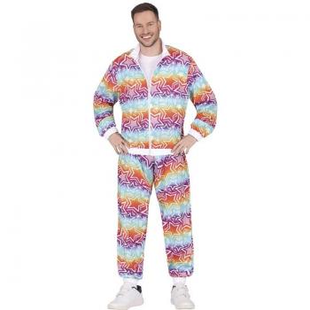 Disfraz de Chándal Multicolor de los años 80 para hombre