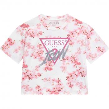 All-Over Print Girl's T-Shirt by Guess