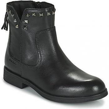Botines de Mujer y Niña GEOX J1649E 00043 JR AGATA C9999 BLACK - Botines Geox para niña, color negro, modelo AGATA, con diseño cómodo y transpirable
