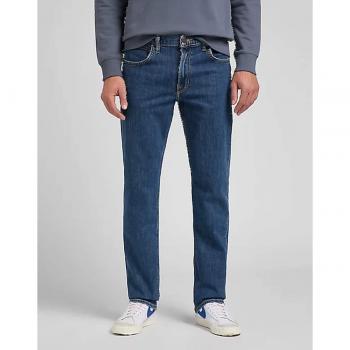 Lee Men's Brooklyn Straight Mid Stonewash Jeans