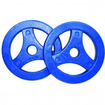 Tunturi Weight Plates Discos Pesas, Unisex Adulto, Azul, 2.5 kg