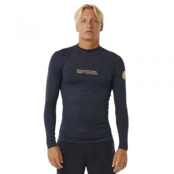 Chaleco Rashguard Rip Curl Dawn Patrol UPF 50 de Manga Larga Performance - Navy Marle - Talla L