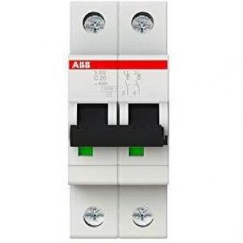 ABB Miniature Circuit Breaker 2P 20A C Curve 6kA S202-C20