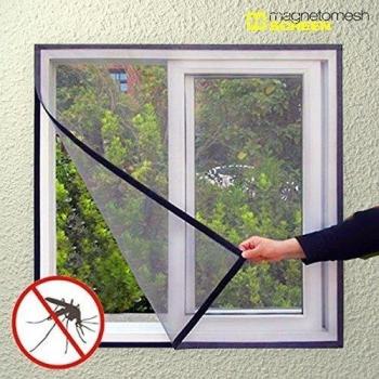 2 x Mako - Mosquitera para ventanas, 120 x 100 cm