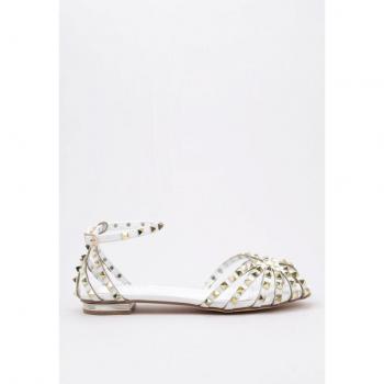 Sandalia Plana Krack Core PAROS 40 Blanco Mujer