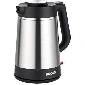 Unold Thermo Tetera Eléctrica 1,5 L 1800 W Negro, Acero inoxidable